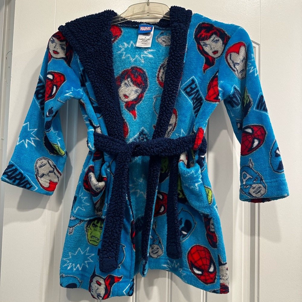 Marvel Blue Kids Pajama Robe